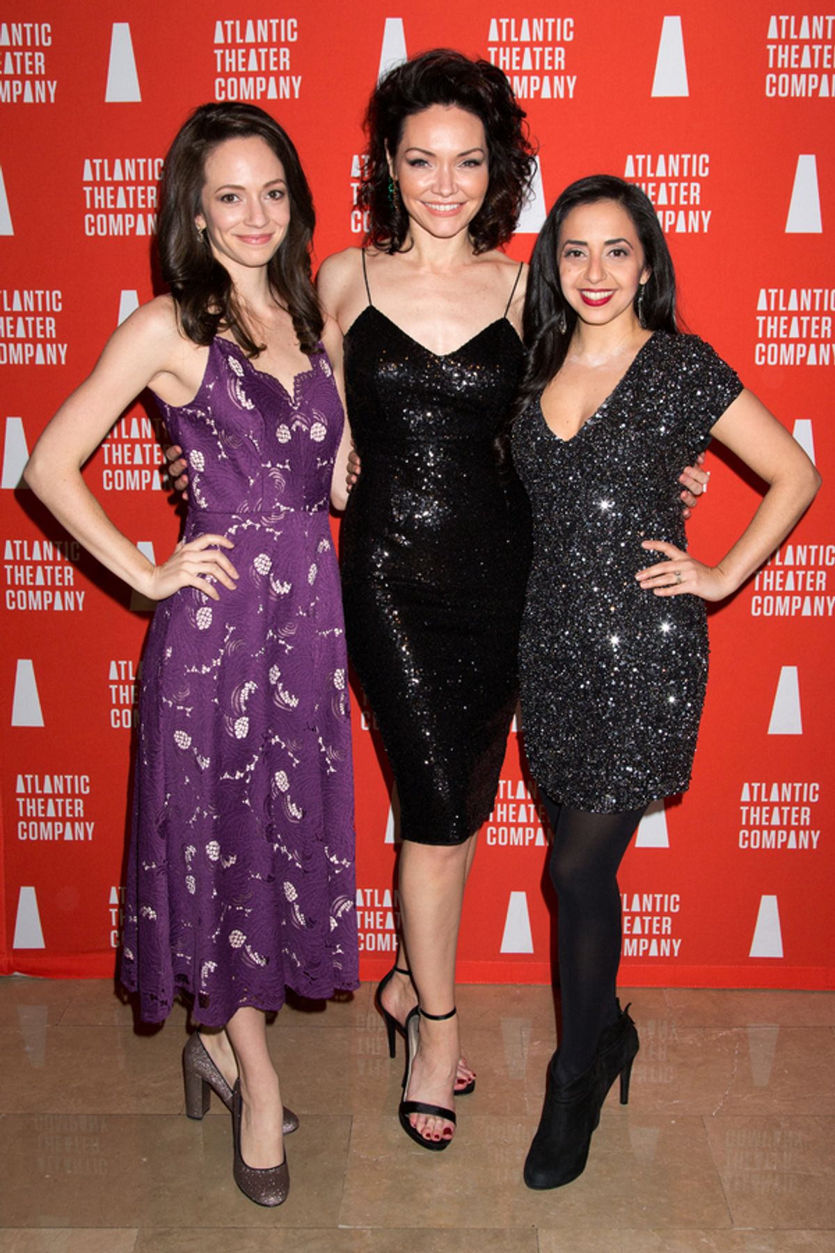 Rachel Prather, Katrina Lenk, Sharone Sayegh at 