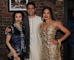 Angel Desai, Sanjit De Salvi and Purva Bedi Photo