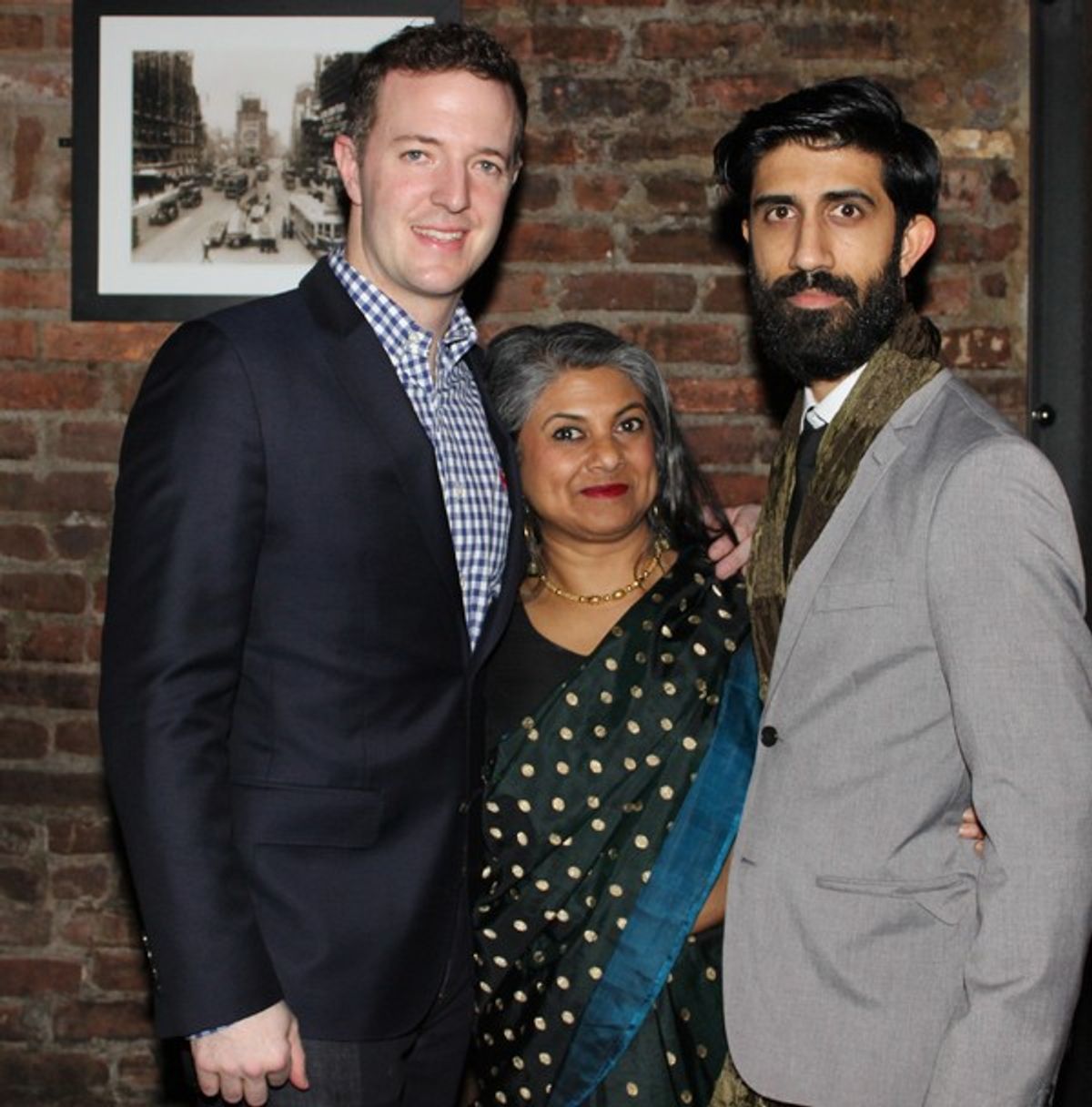 Andrew Hovelson, Rita Wolf and Sathya Sridharan at 