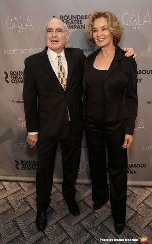 Todd Haimes and Jessica Lange  Photo