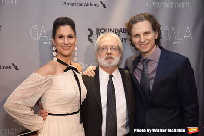 Stephanie J. Block, John Weidman and Sebastian Arcelus  Photo
