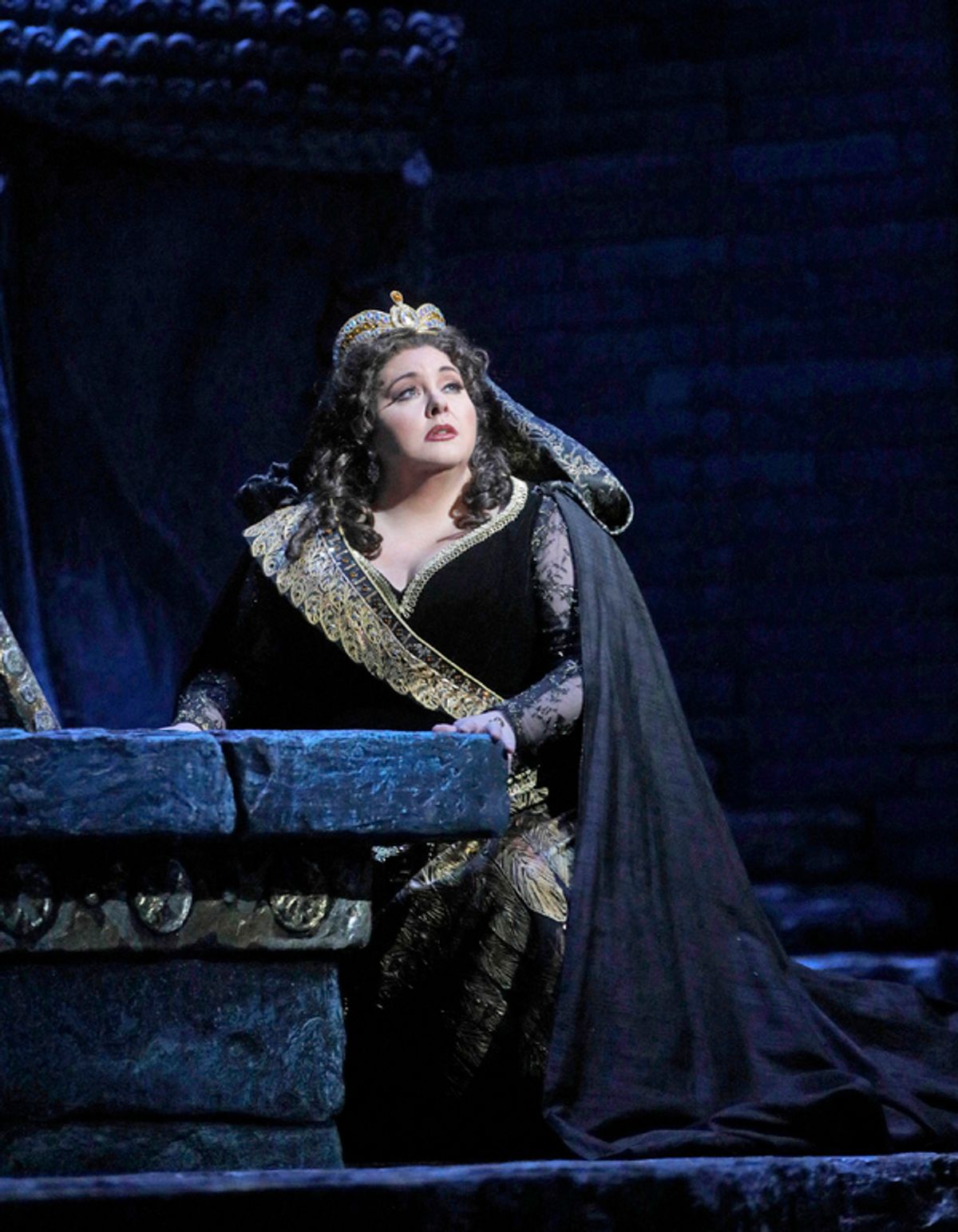 Angela Meade in the title role of Rossini's 'Semiramide.'
 at 