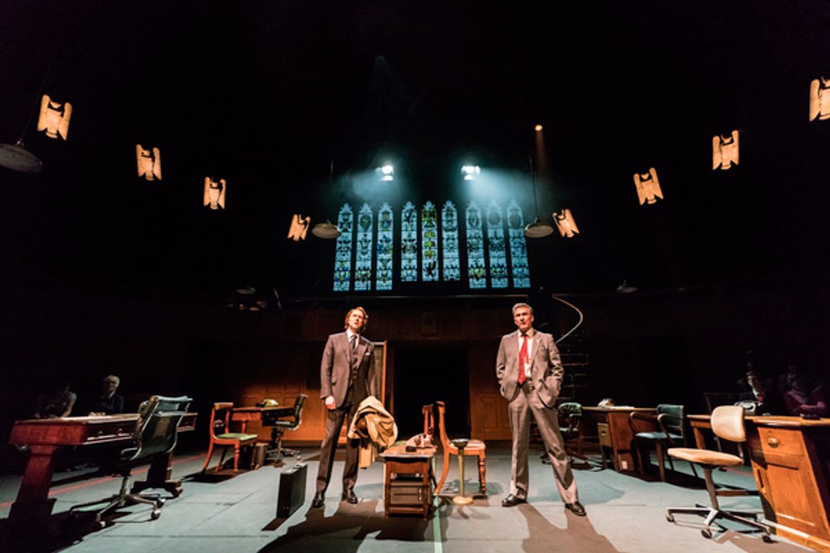 Matthew Pidgeon and James Gaddas at 