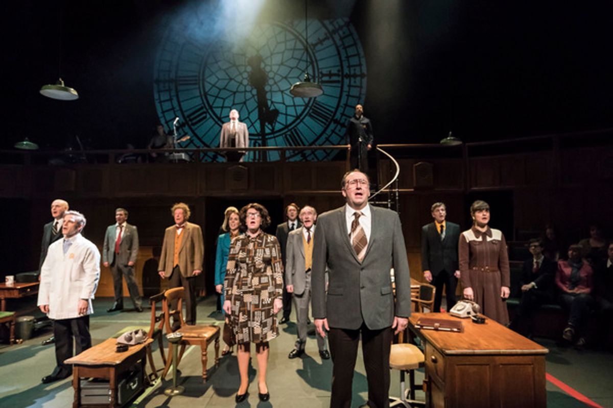 Stephen Critchlow and the cast of This House at 