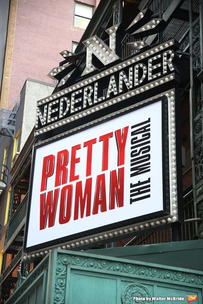 Theatre Marquee unveiling for "Pretty Woman: The Musical" starring Samantha Barks, St Photo