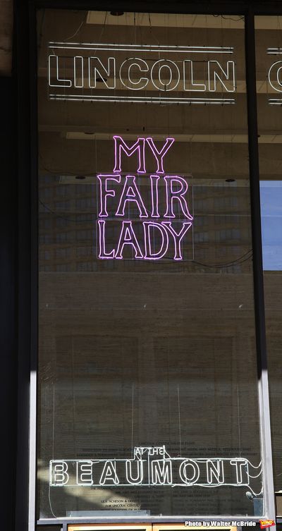 Theatre Marquee unveiling for the Lincoln Center Theater production of "My Fair Lady" Photo
