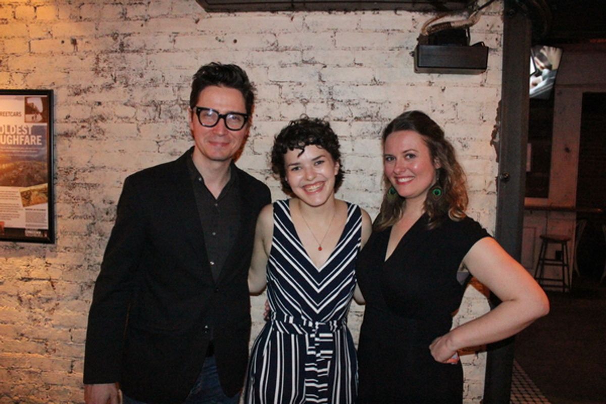 Luke Leonard, Sarah Weinflash, Jessie Dean at 