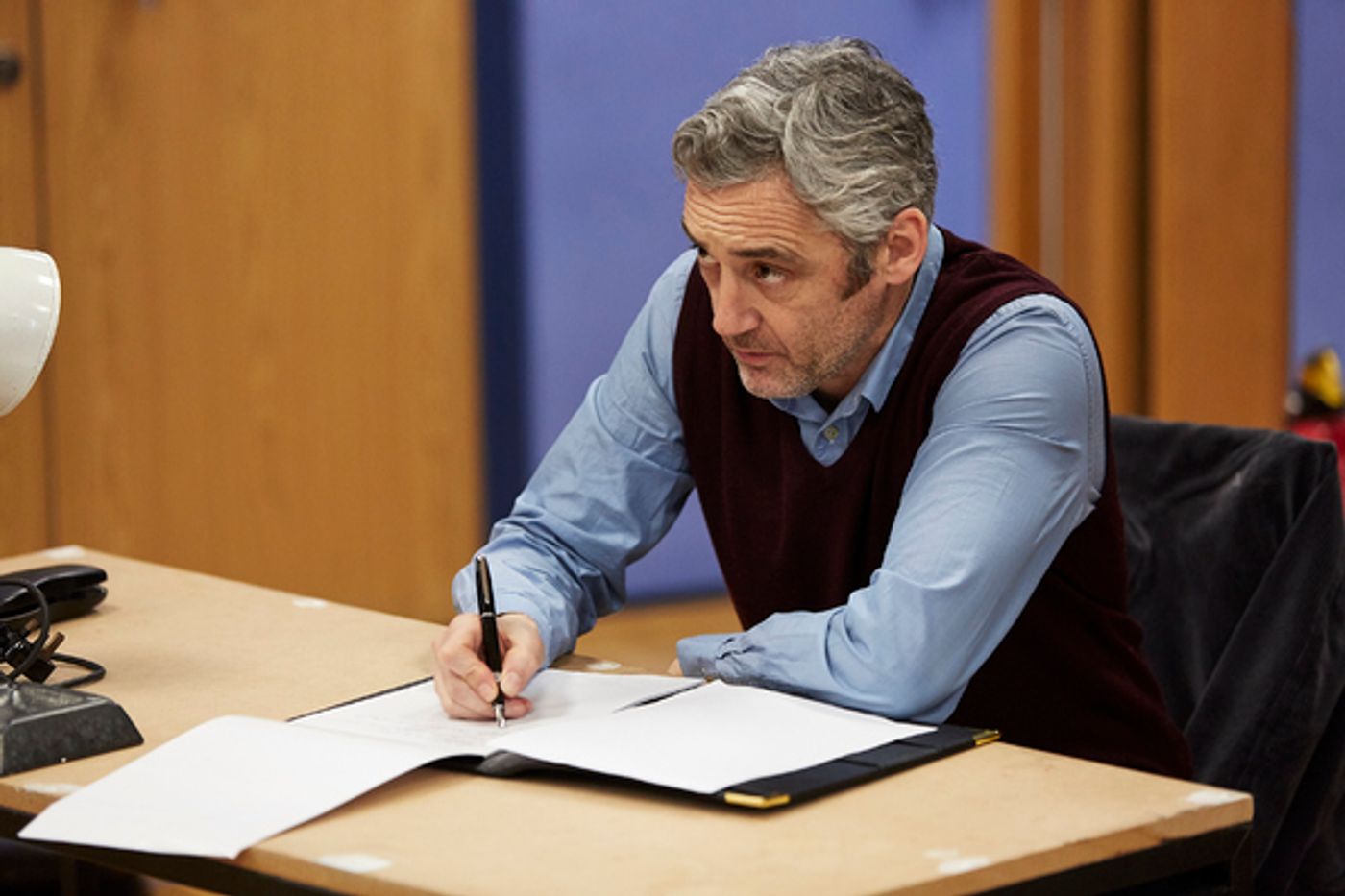 Photo Flash: Inside Rehearsal For BROKEN GLASS at Watford Palace Theatre  Image