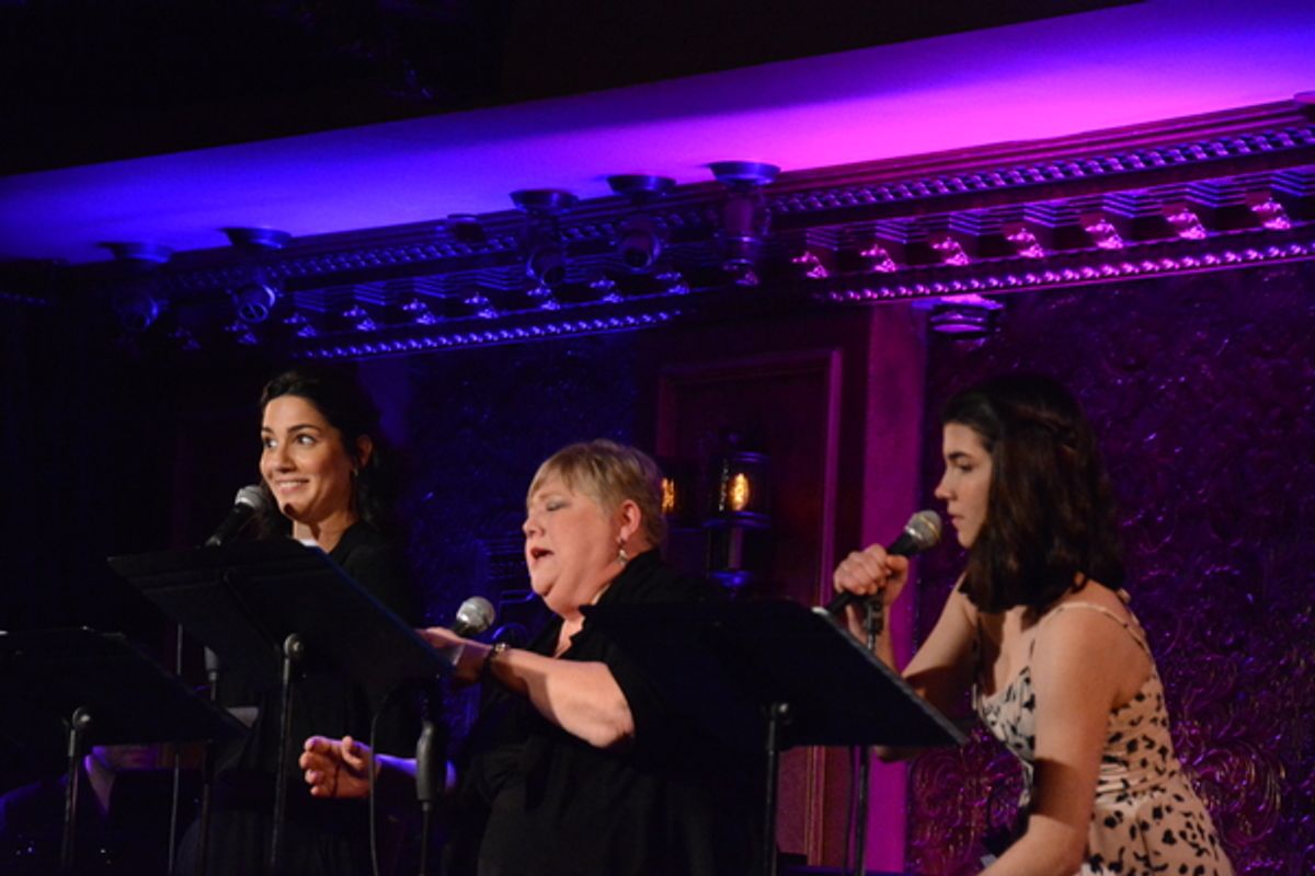 Samantha Massell, Mary Stout and Mavis Simpson-Ernst at 