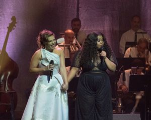 Shoshana Bean and Amber Riley @ BroadwayWorld Shoshana Bean and Amber Riley Photo