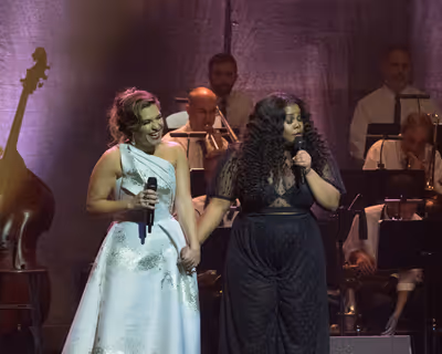 Shoshana Bean and Amber Riley Photo