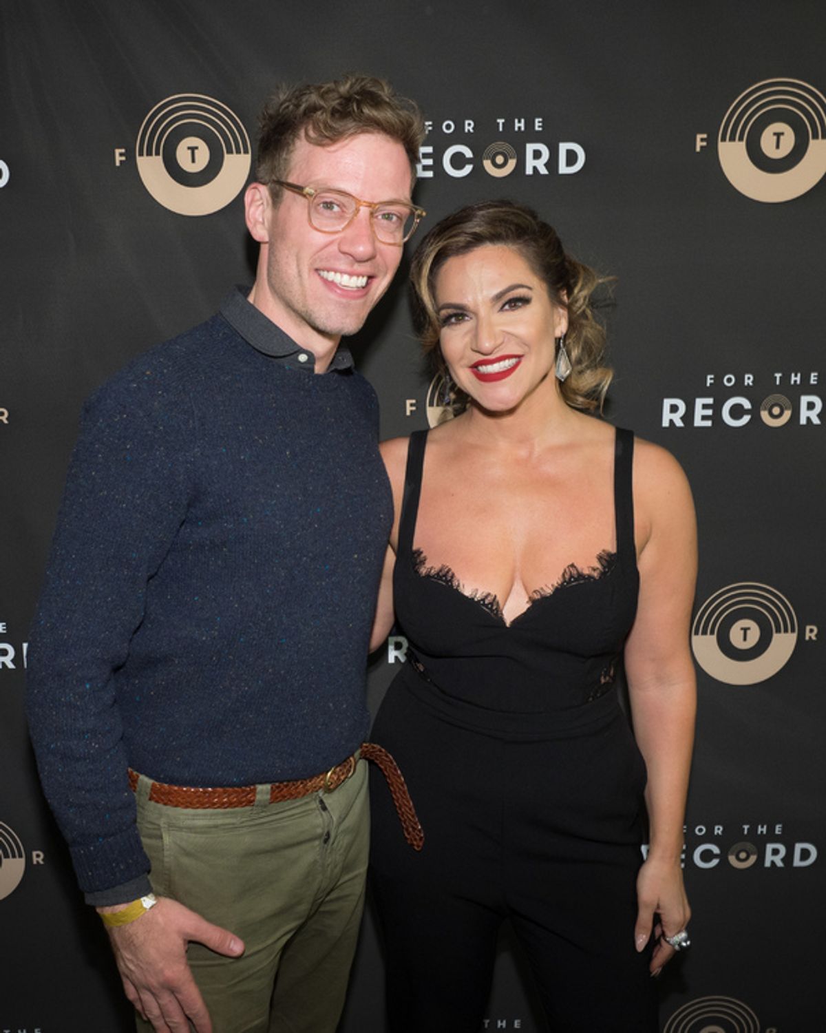 Barrett Foa and Shoshana Bean at 