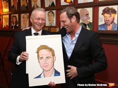 Max Klimavicius with Josh Lucas Photo