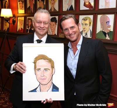 Max Klimavicius with Josh Lucas Photo