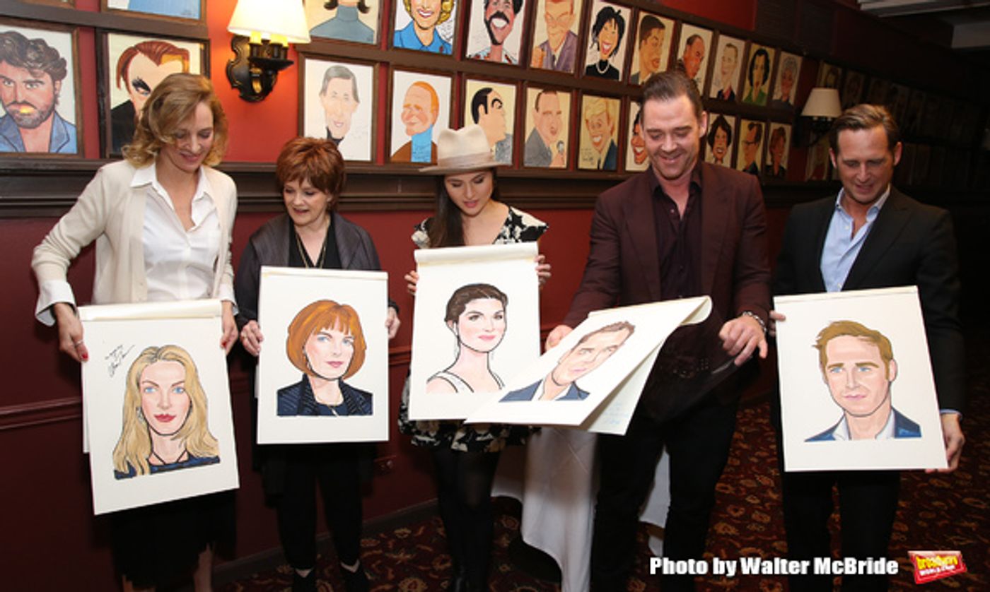 Photo Coverage: The Cast of THE PARISIAN WOMAN Joins Sardi's Wall Of Fame  Image