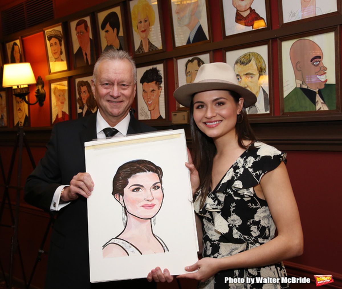 Max Klimavicius with Phillipa Soo at 