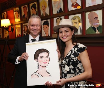Max Klimavicius with Phillipa Soo Photo