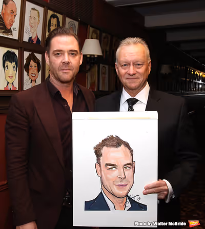 Max Klimavicius with Marton Csokas Photo