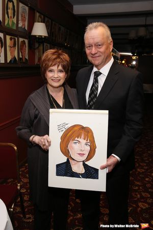 Max Klimavicius with Blair Brown Photo