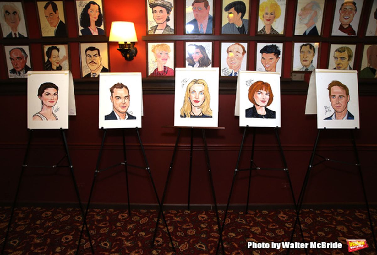 Phillipa Soo, Marton Csokas, Uma Thurman, Blair Brown and Josh Lucas at 