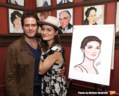 Steven Pasquale with Phillipa Soo Photo