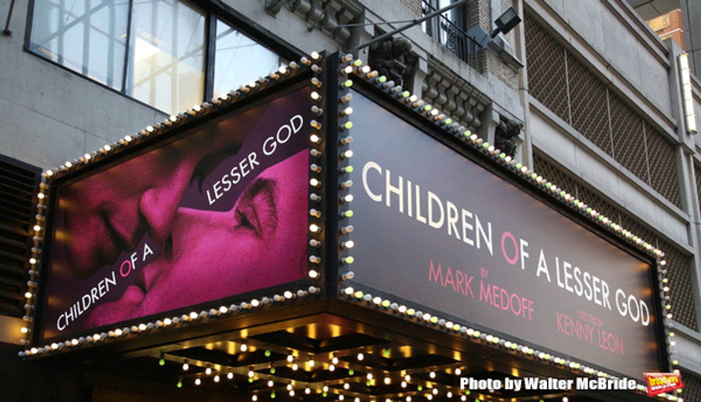 Up on the Marquee: CHILDREN OF A LESSER GOD  Image
