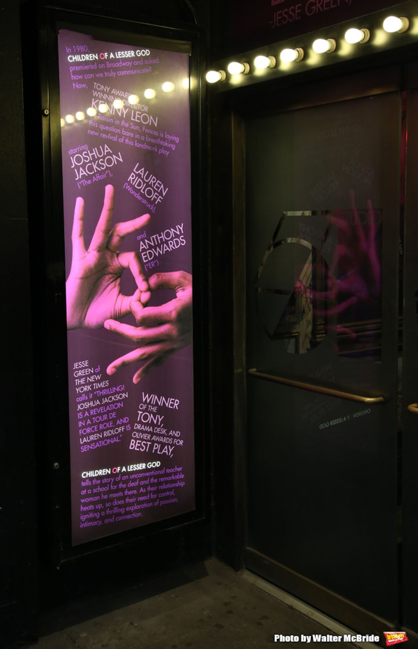 Up on the Marquee: CHILDREN OF A LESSER GOD  Image