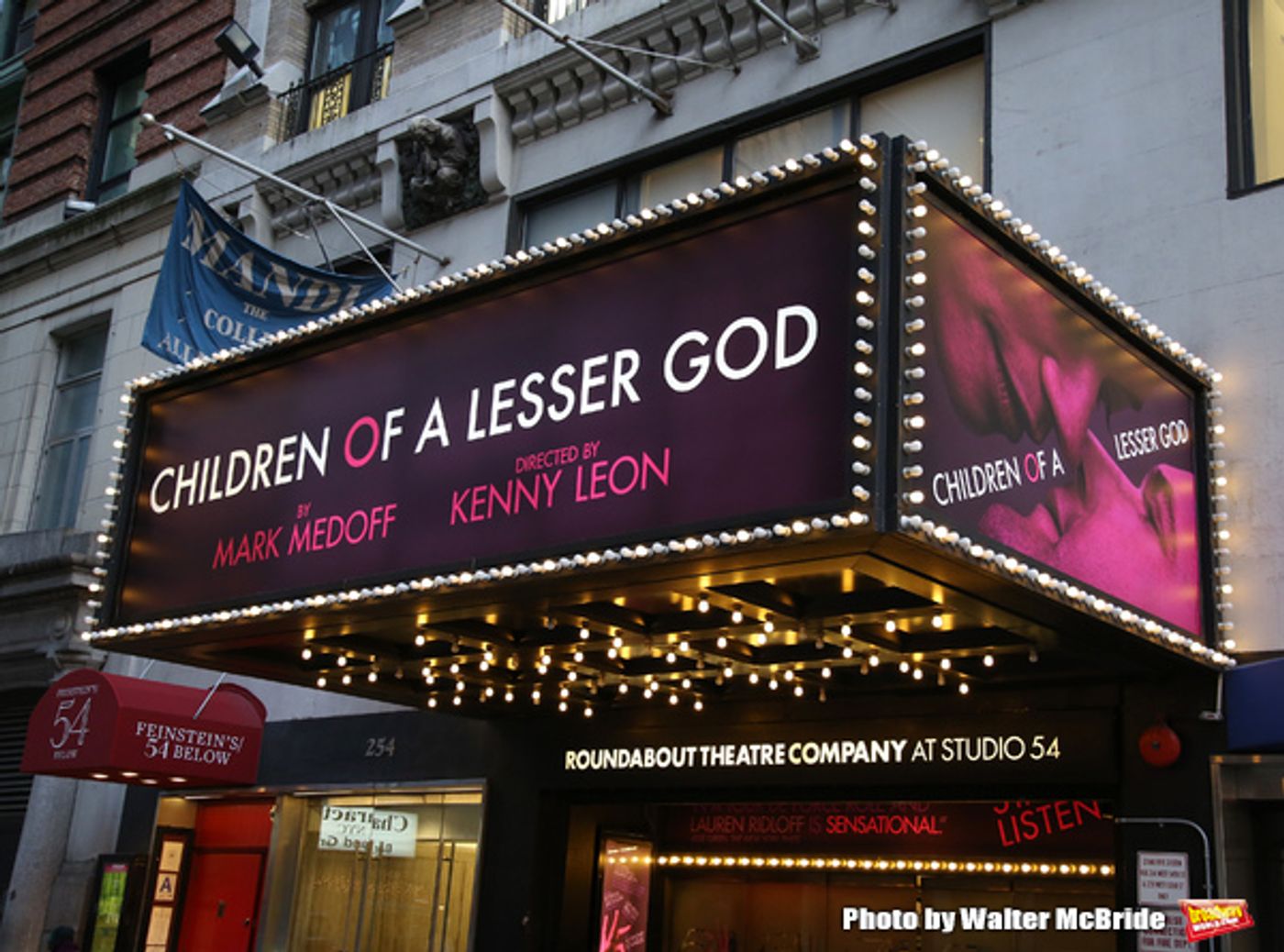 Up on the Marquee: CHILDREN OF A LESSER GOD  Image