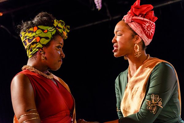 Jessa Marie Coleman (Ismene), Ayana Reed (Antigone) Photo