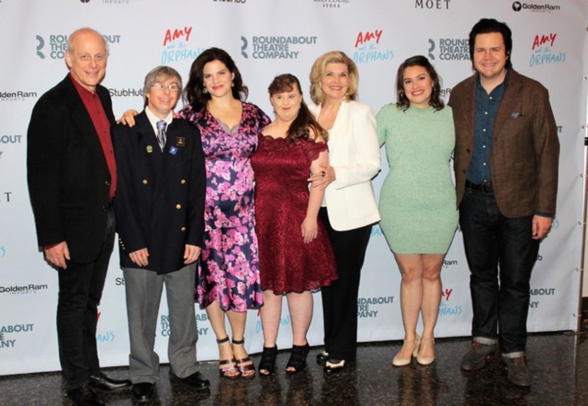 Mark Blum, Edward Barbanell, Diane Davis, Jamie Brewer, Debra Monk, Vanessa Aspillaga and Josh McDermitt at 
