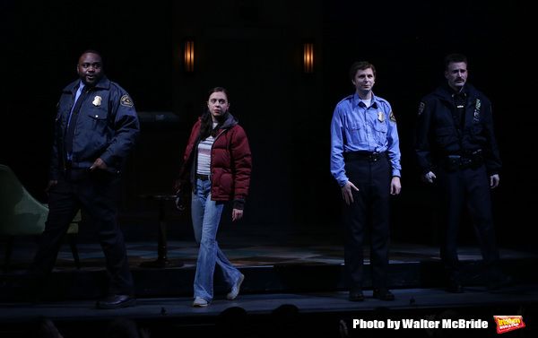 Brian Tyree Henry, Bel Powley, Michael Cera and Chris Evans Photo