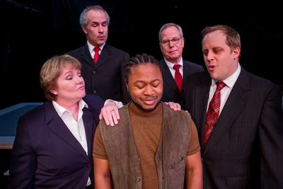 Karen Christensen, James Klarich, Loucas T. Curry, George McClure, and Aleks Merilo Photo