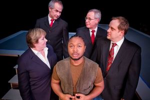 Karen Christensen, James Klarich, Loucas T. Curry, George McClure, and Aleks Merilo @ BroadwayWorld Karen Christensen, James Klarich, Loucas T. Curry, George McClure, and Aleks Merilo Photo