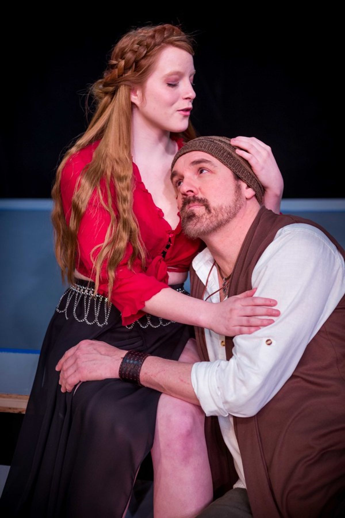 Allie Milburn, Bruce Haasl at 