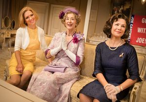 Honeysuckle Weeks (Mabel Cantwell), Maureen Lipman (Mrs Gamadge) & Glynis Barber (Ali Photo