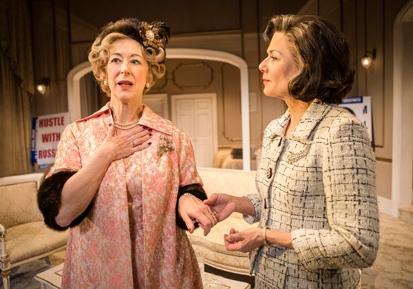 Maureen Lipman (Mrs Gamadge) & Glynis Barber (Alice Russell) Photo