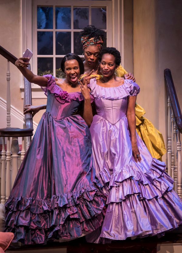 Tamberla Perry, Ericka Ratcliff, Lily Mojekwu. Photo by Liz Lauren Photo