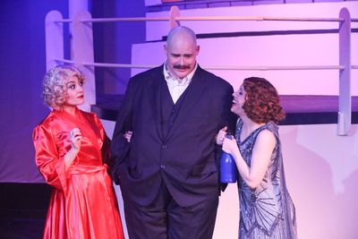Sarah Porter as Reno, Zachary Allen Farmer as Sir Evelyn Oakleigh, and Eileen Engel a Photo