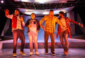  Landon Horton, Elliott Young, Crysitan Wiltshire, Darnell Pierre Benjamin,  Photo