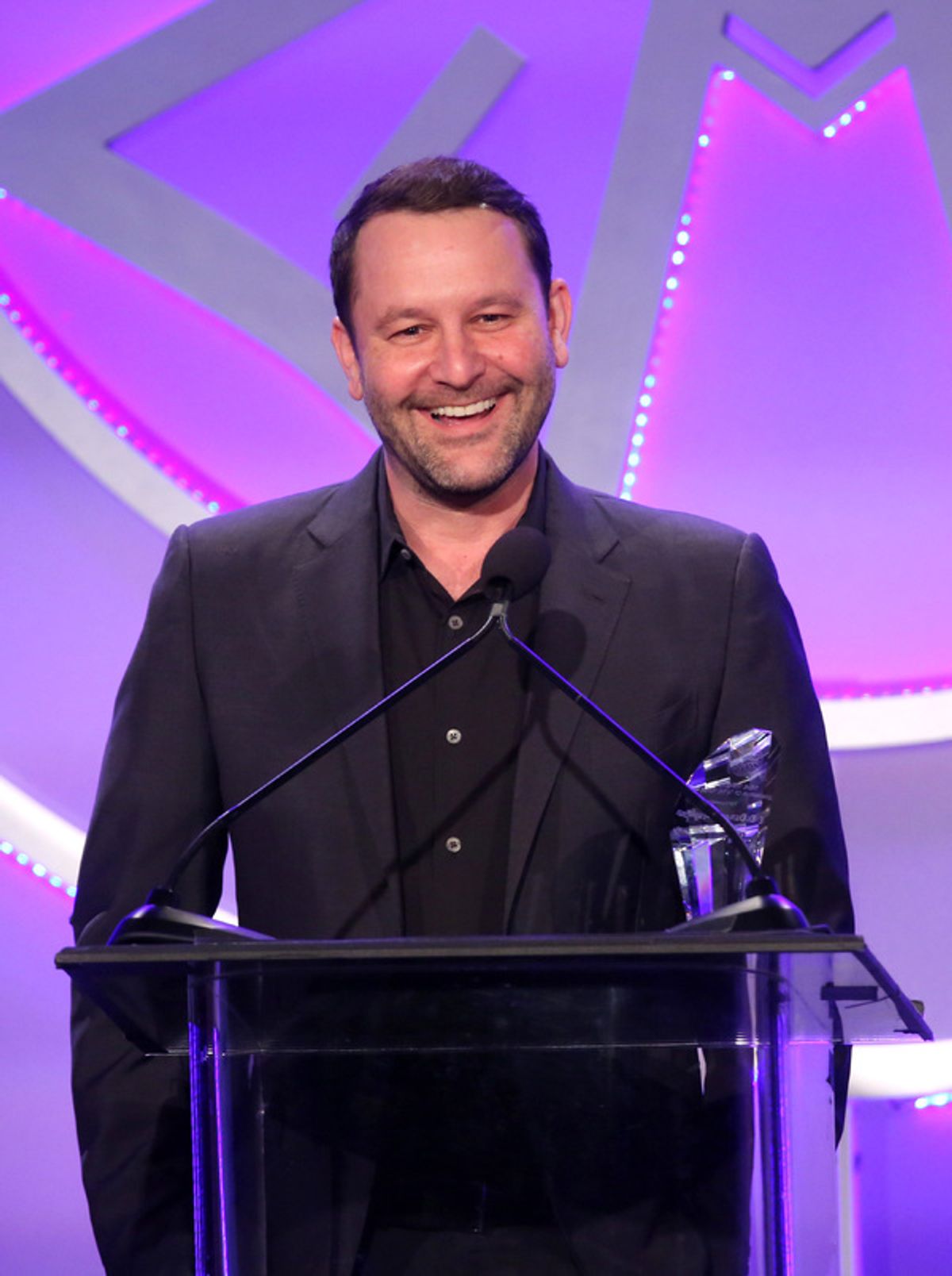 Dan Fogelman accepts Television Showman Of The Year Award onstage at the 55th Annual ICG Publicists Awards at 