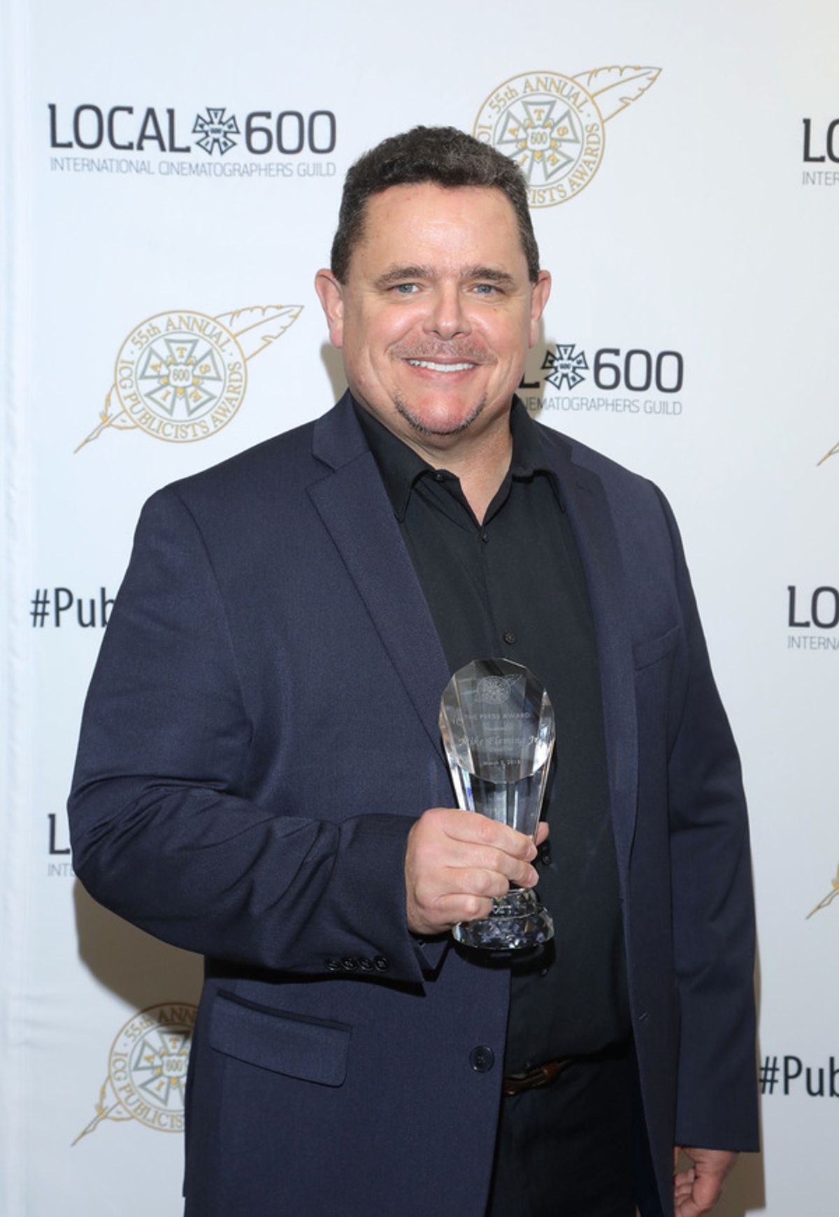 Press Award Winner Mike Fleming, Jr. at the 55th Annual ICG Publicists Awards at 