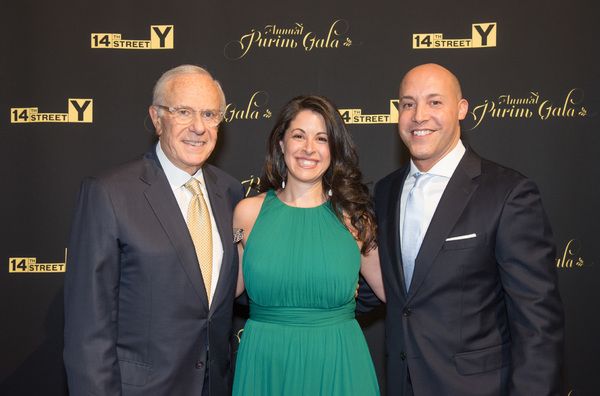 Harvey Schulweis, Chair Emeritis for the 14th Street Y, Erica Tishman, Chairman of th Photo