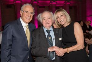 Harvey Schulweis, Roman Kent, and Barbara Schulweis Photo