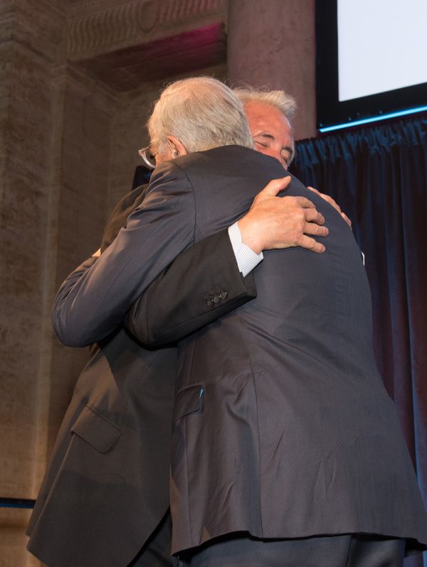 Harvey Schulweis, Jim Schreiber, Irv Rosenthal, and friend Photo