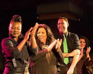 Krystle Simmons, Sylvia MacCalla, Jaq Galliano, and Julie Garnye @ BroadwayWorld Krystle Simmons, Sylvia MacCalla, Jaq Galliano, and Julie Garnye Photo