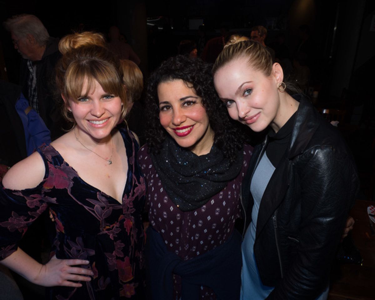 Katharine McDonough, Julie Garnye, and Maddy Claire Parks at 