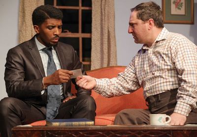 Malcom Banks and Michael A. Stock Photo
