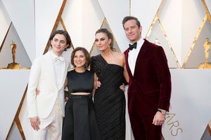 TIMOTHEE CHALAMET, NICOLE FLENDER, ELIZABETH CHAMBERS, ARMIE HAMMER Photo