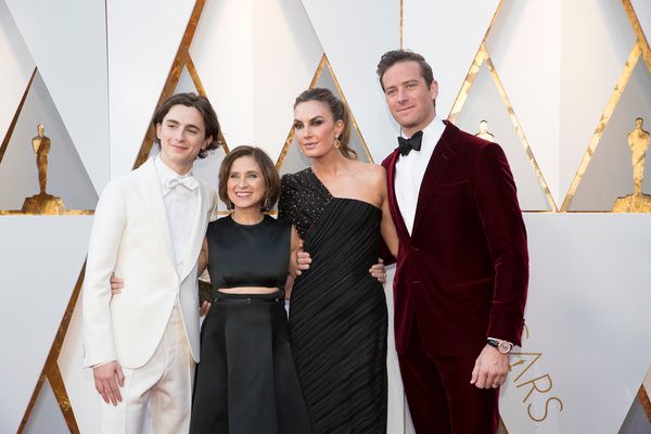 TIMOTHEE CHALAMET, NICOLE FLENDER, ELIZABETH CHAMBERS, ARMIE HAMMER Photo