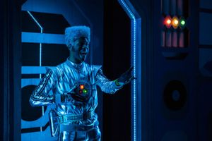 Darian Dauchan in a scene from The Brobot Johnson Experience.
@ BroadwayWorld Darian Dauchan in a scene from The Brobot Johnson Experience.
Photo